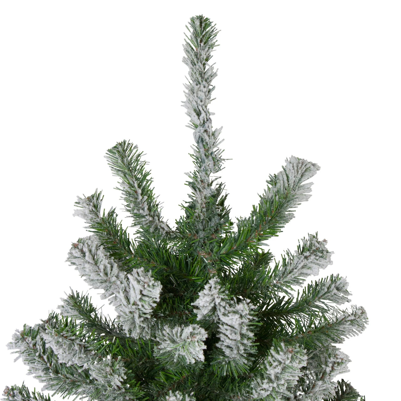 6ft Flocked Alpine Artificial Christmas Tree - Unlit - Image 5