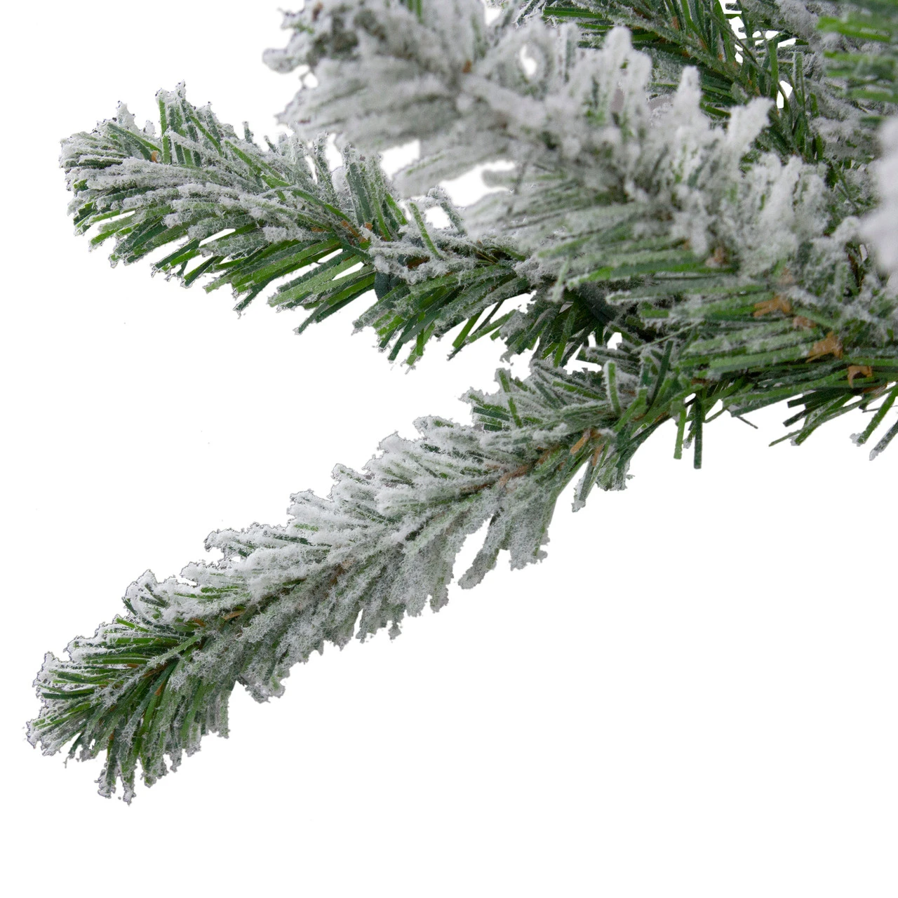 6ft Flocked Alpine Artificial Christmas Tree - Unlit - Image 3