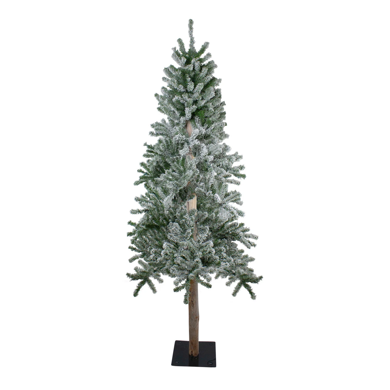 6ft Flocked Alpine Artificial Christmas Tree - Unlit