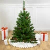 3' Pre-Lit Canadian Pine With Pine Cones Artificial Christmas Tree - Clear Lights
