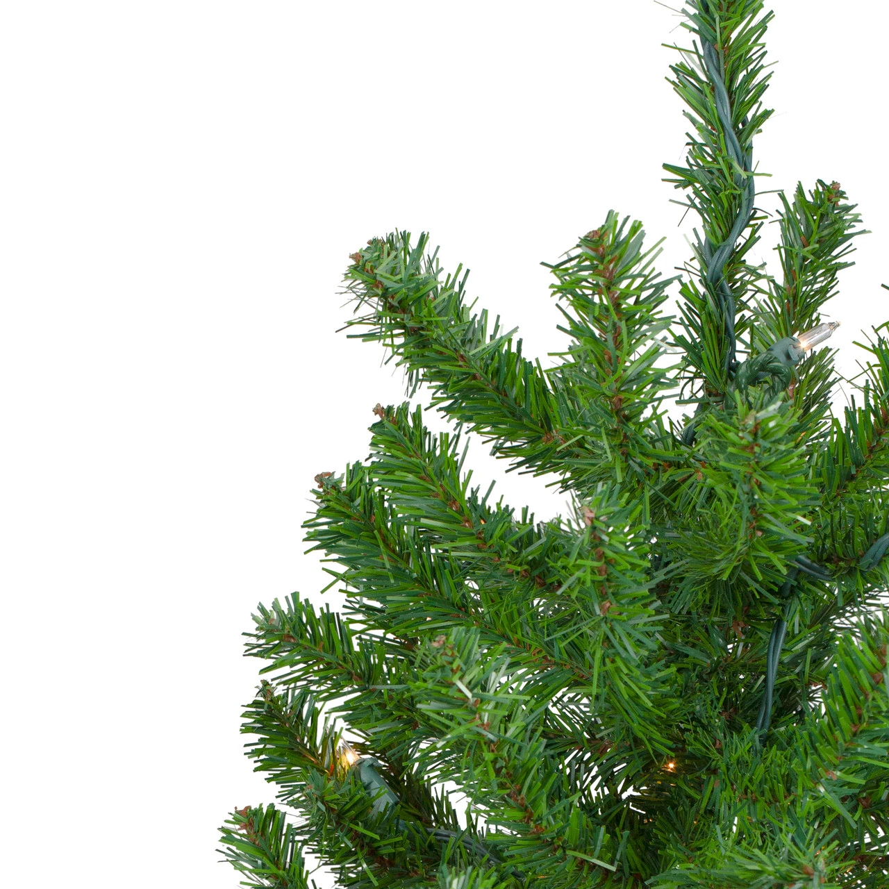 4' Pre-Lit Medium Alpine Artificial Christmas Tree - Clear Lights - Image 5
