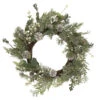 White Berry, Eucalyptus And Pinecone Christmas Wreath, 20-Inch, Unlit
