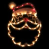 Lighted Santa Claus Christmas Window Silhouette - 17.5 Inch