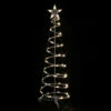 4ft LED Lighted Spiral Cone Tree Outdoor Christmas Decoration, Warm White Lights