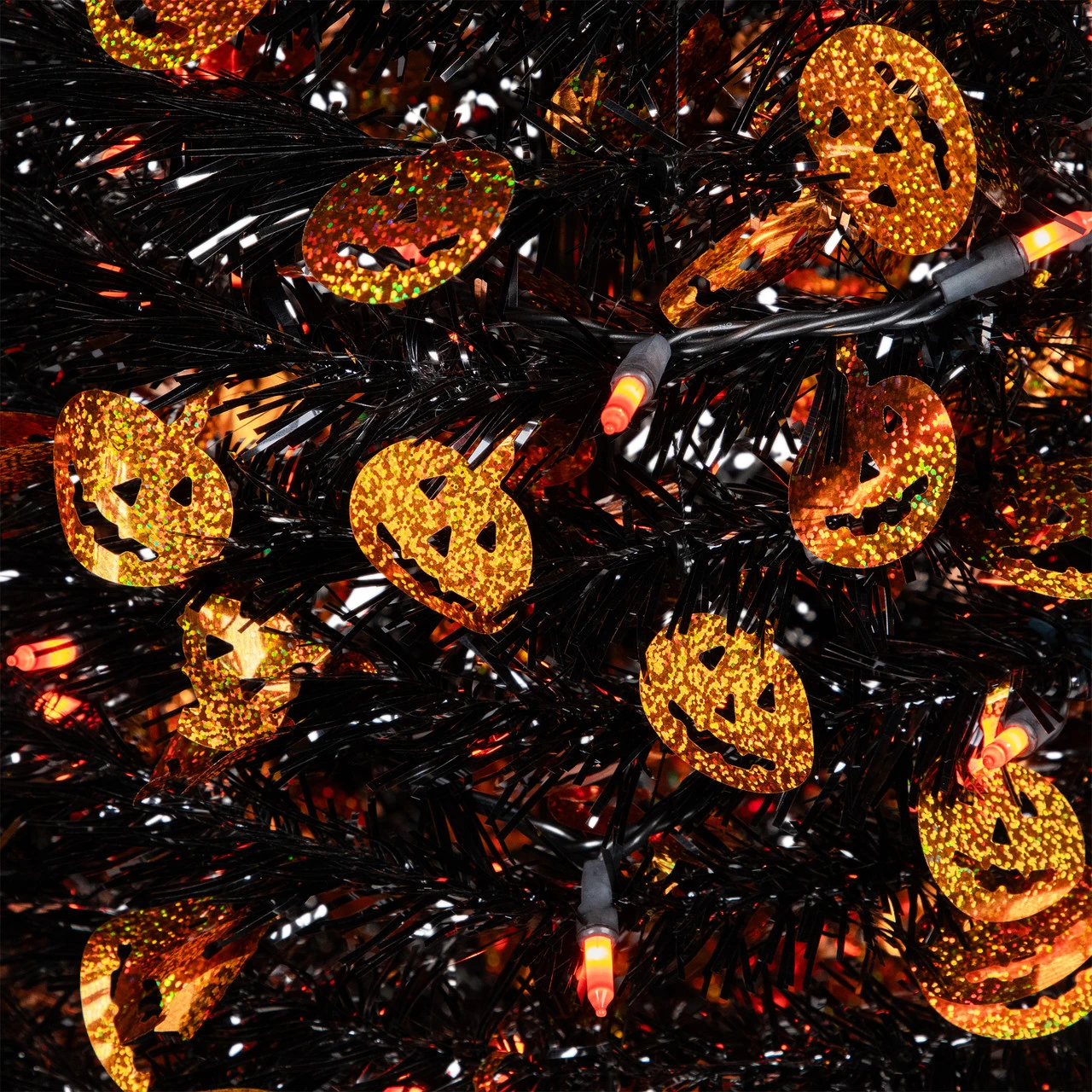 6' Fall Harvest Pop Up Artificial Thanksgiving Tree With Pumpkins - Image 5