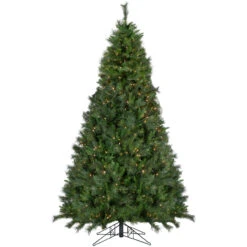 9' Pre-Lit Medium Canyon Pine Artificial Christmas Tree - Clear Lights