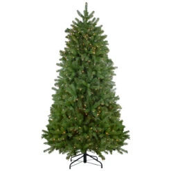 6.5' Pre-Lit Palisades Fir Artificial Christmas Tree - Clear Lights
