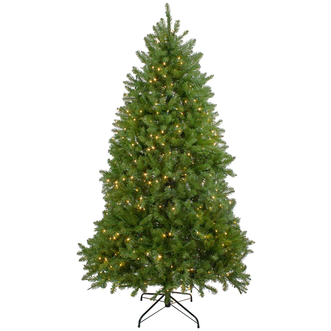 9' Green Pre-Lit Medium Northern Pine Artificial Christmas Tree - Clear LED Lights
