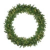 Pre-Lit Northern Pine LED Artificial Christmas Wreath - 48-Inch, Warm White Lights
