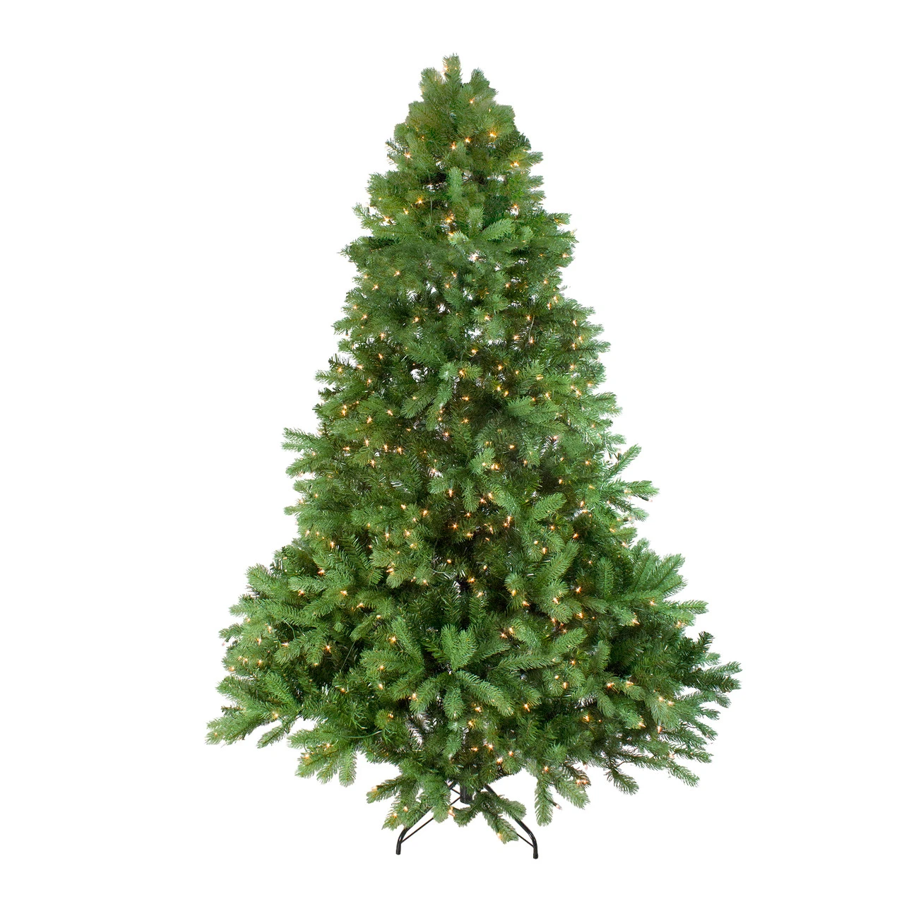 6.5' Pre-Lit Full Noble Fir Artificial Christmas Tree - Clear Lights - Image 3
