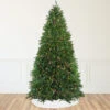 12' Pre-Lit Full Northern Pine Artificial Christmas Tree - Multi-Color Lights