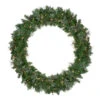 Pre-Lit Mixed Cashmere Pine Artificial Christmas Wreath - 48-Inch, Clear Lights