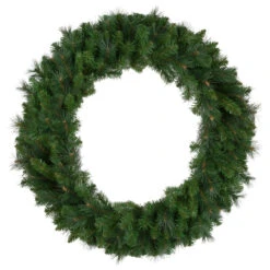 Beaver Pine Mixed Artificial Christmas Wreath, 36-Inch, Unlit