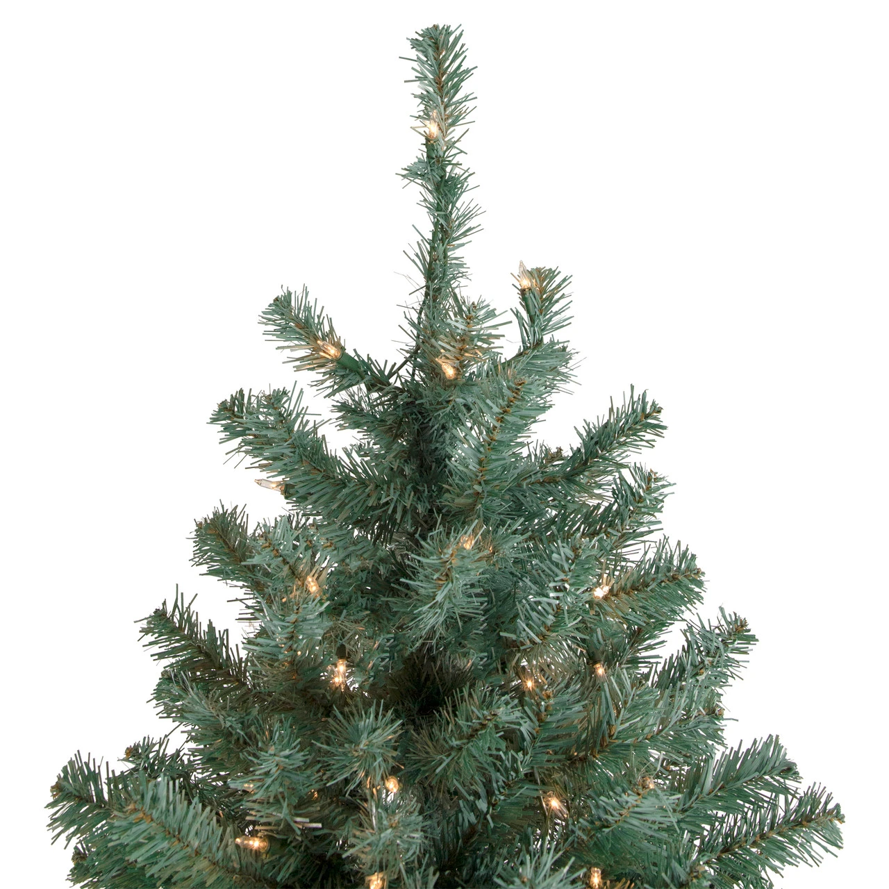7.5' Pre-Lit Colorado Blue Spruce Artificial Christmas Tree, Clear Lights - Image 3