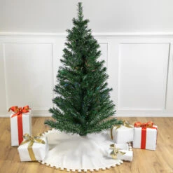 4' Multi-Color Fiber Optic Pine Christmas Tree