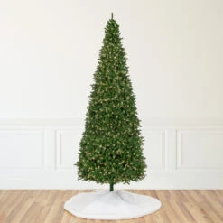 15' Pre-Lit Genoa Fraser Fir Slim Artificial Christmas Tree, Clear Lights