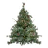 3' Pre-Lit Country Mixed Pine Artificial Christmas Wall Or Door Tree - Clear Lights
