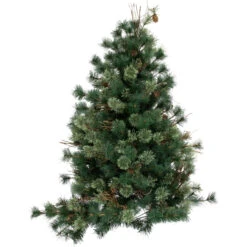 4' Country Mixed Pine Artificial Christmas Wall Or Door Tree - Unlit