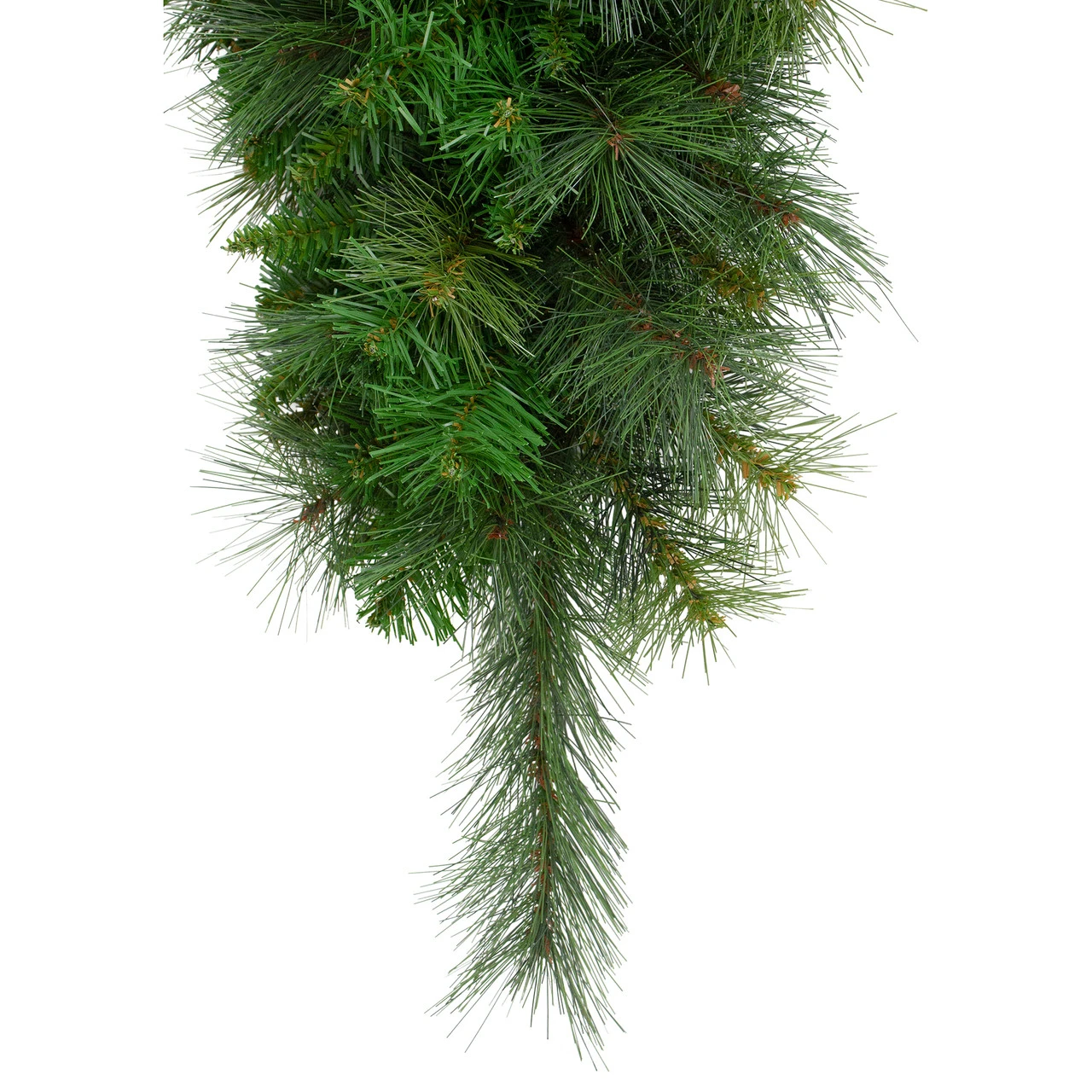 32" Canyon Pine Artificial Christmas Teardrop Swag - Unlit - Image 3