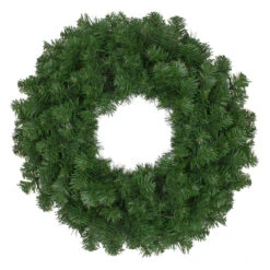 Deluxe Windsor Full Pine Artificial Christmas Wreath - 24-Inch, Unlit