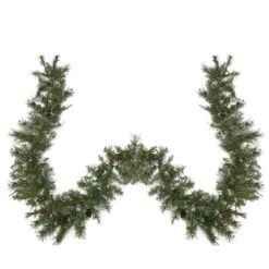 9' X 10" Snow Mountain Pine Artificial Christmas Garland - Unlit