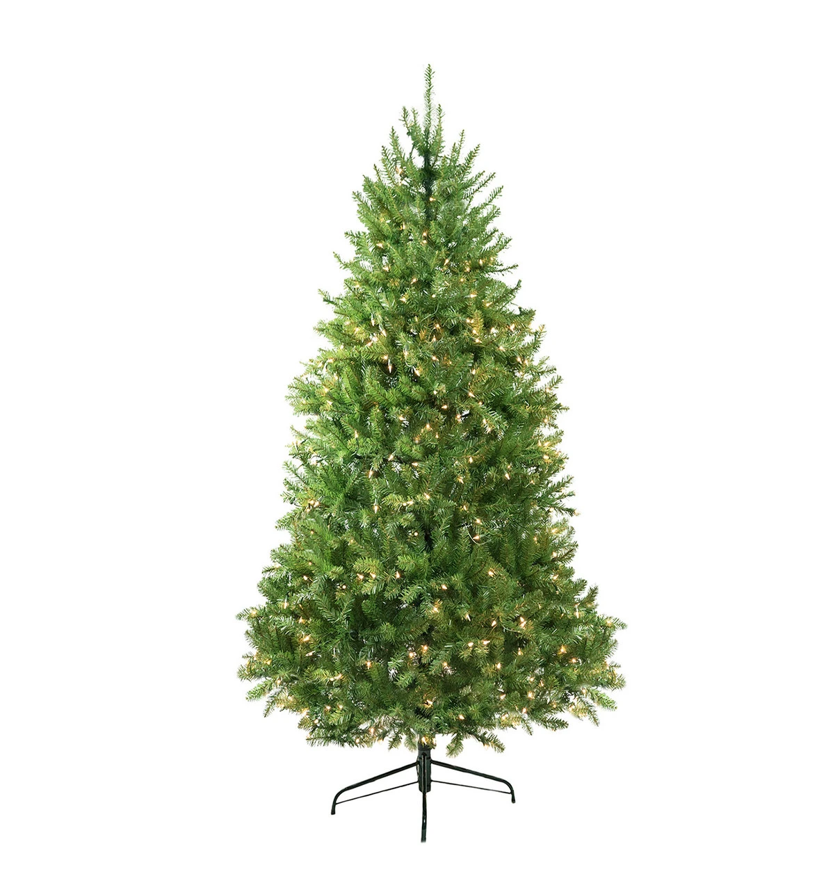 9' Pre-Lit Full Northern Pine Artificial Christmas Tree, Clear Lights - Image 2