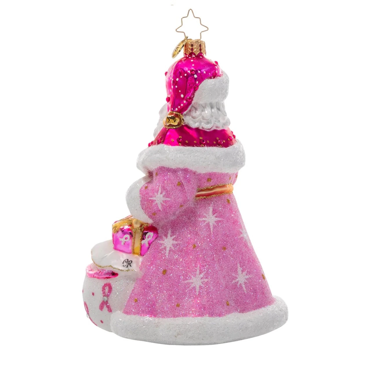 Christopher Radko Sending Strength Santa Glass Christmas Ornament 1021135 - Image 3