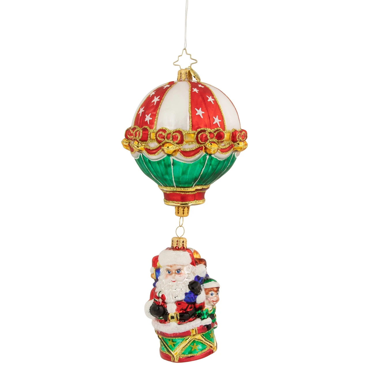 Christopher Radko Soaring To Holiday Heights Glass Christmas Ornament 1020960