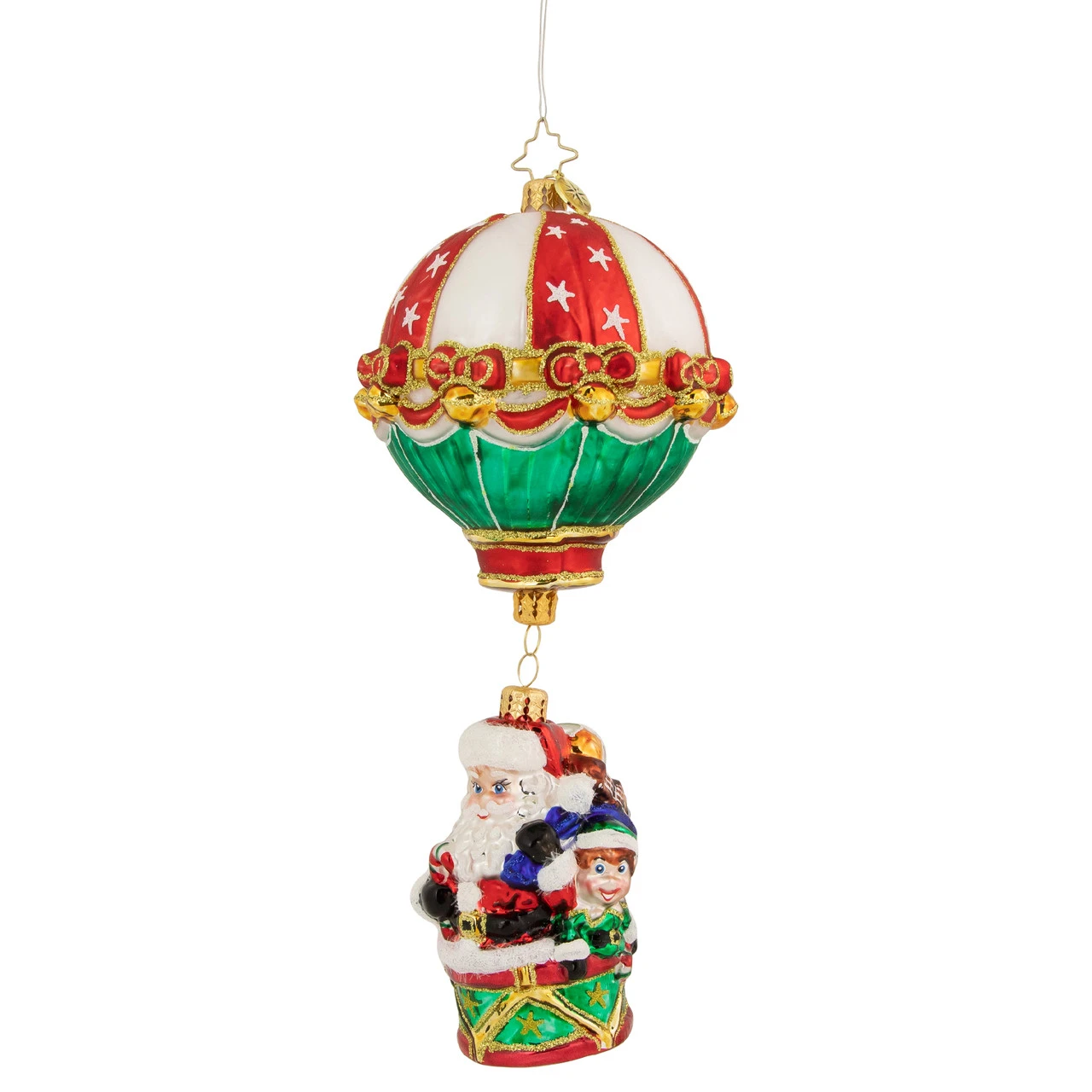 Christopher Radko Soaring To Holiday Heights Glass Christmas Ornament 1020960 - Image 3