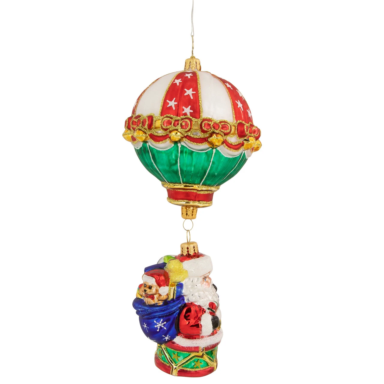 Christopher Radko Soaring To Holiday Heights Glass Christmas Ornament 1020960 - Image 4