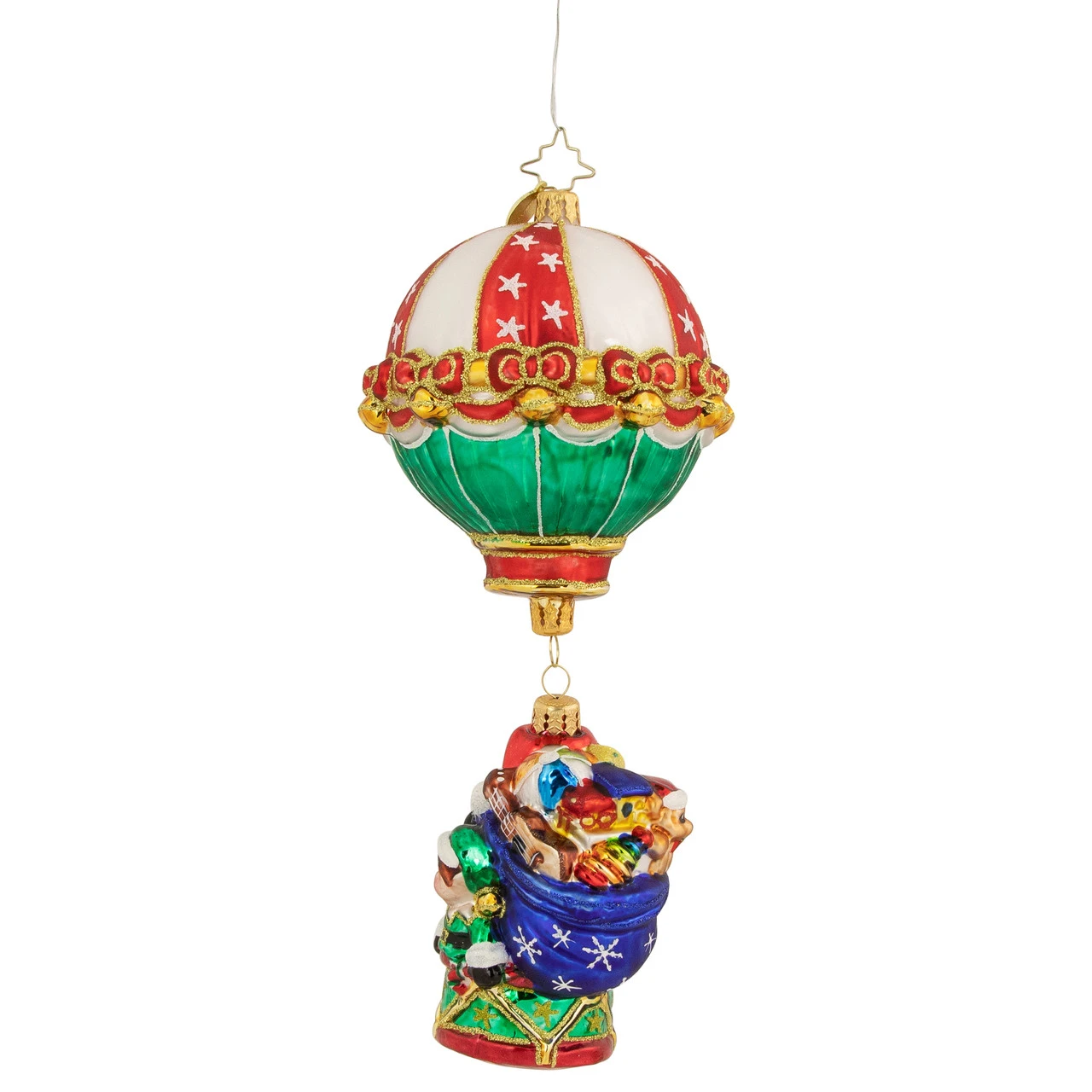 Christopher Radko Soaring To Holiday Heights Glass Christmas Ornament 1020960 - Image 5