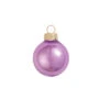 40ct Lavender Shiny Glass Christmas Ball Ornaments 1.25" (30mm)