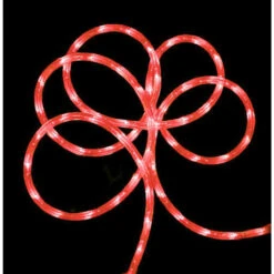12' Pre-Lit Strawberry Pink Outdoor Christmas Rope Lights