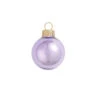 6ct Purple Glass Pearl Finish Christmas Ball Ornaments 4" (100mm)