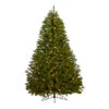 6' Pre-Lit Cambridge Flat Back Artificial Christmas Wall Tree, Warm White LED Lights