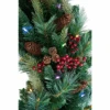 9' X 12" Pre-Lit Woodland Berry Artificial Christmas Garland, LED Lights
