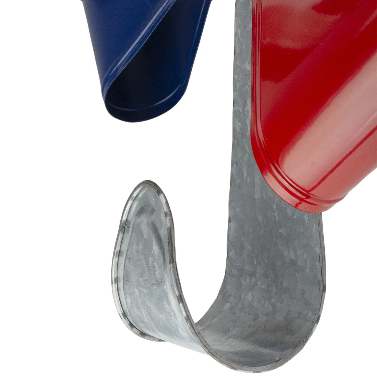 21.25" Red, White And Blue Christmas Wreath Hanger - Image 3