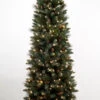 4.5' Pre-Lit Yorkville Pine Pencil Artificial Christmas Tree - Clear Lights