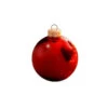 8ct Red Xmas Shiny Glass Christmas Ball Ornaments 3.25" (80mm)