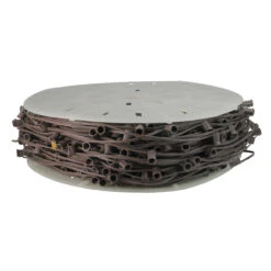 1000' Commercial C7 Christmas Light Socket Set Spool - 12" Spacing Brown Wire