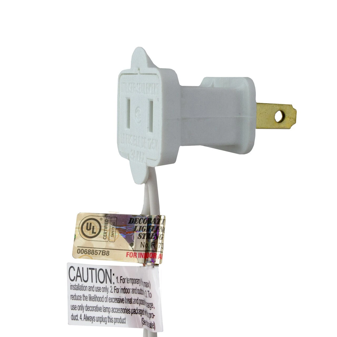 100 Count Green Mini Icicle Christmas Lights - 3.5 Ft White Wire - Image 5