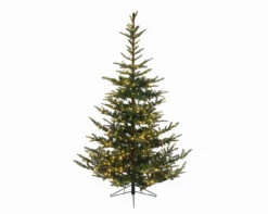 9' Pre-Lit LED Everlands Nobilis Fir Artificial Christmas Tree - Warm Clear Lights