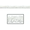 Pack Of 12 Shiny Metallic White Tinsel 6-Ply Christmas Garlands 15' - Unlit