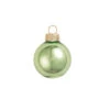 4ct Lime Green Shiny Glass Christmas Ball Ornaments 4.75" (120mm)