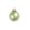 40ct Lime Green Shiny Glass Finish Christmas Ball Ornaments 1.25" (30mm)