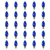 Pack Of 25 Incandescent C9 Blue Christmas Replacement Bulbs
