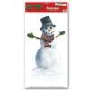 Pack Of 12 Snowman Peel 'N Place Christmas Decorations 24"