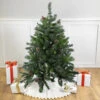 4' Snowy Delta Pine With Pine Cones Full Artificial Christmas Tree - Unlit