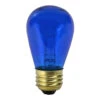 Pack Of 25 Incandescent S14 Blue Christmas Replacement Bulbs